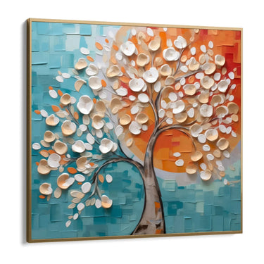 Quadro Stampa su Tela Luce tra i Folti Rami - CupidoDesign