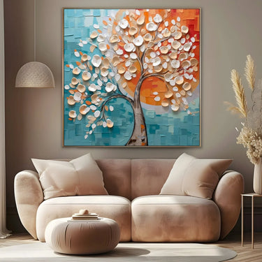 Quadro Stampa su Tela Luce tra i Folti Rami - CupidoDesign