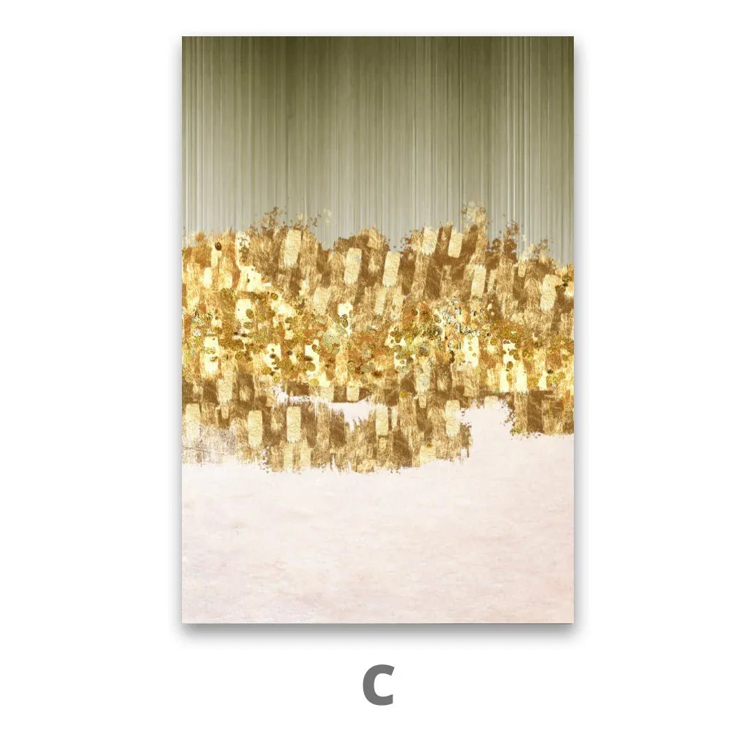 Quadro Stampa su Tela Luci Dorate - CupidoDesign