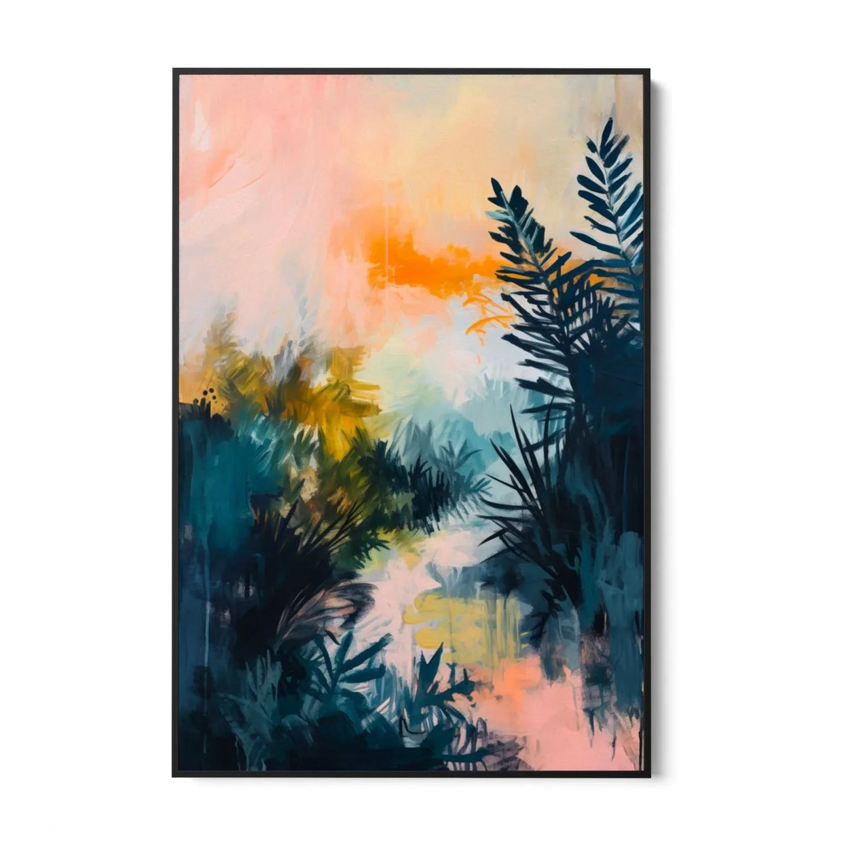 Quadro Stampa su Tela Luci nel Bosco - CupidoDesign