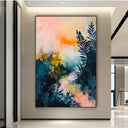 Quadro Stampa su Tela Luci nel Bosco - CupidoDesign
