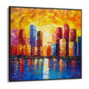 Quadro Stampa su Tela Luci Riflesse - CupidoDesign