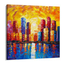 Quadro Stampa su Tela Luci Riflesse - CupidoDesign