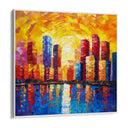 Quadro Stampa su Tela Luci Riflesse - CupidoDesign
