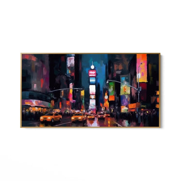 Quadro Stampa su Tela Luci Urbane - CupidoDesign