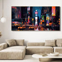 Quadro Stampa su Tela Luci Urbane - CupidoDesign