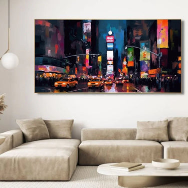 Quadro Stampa su Tela Luci Urbane - CupidoDesign