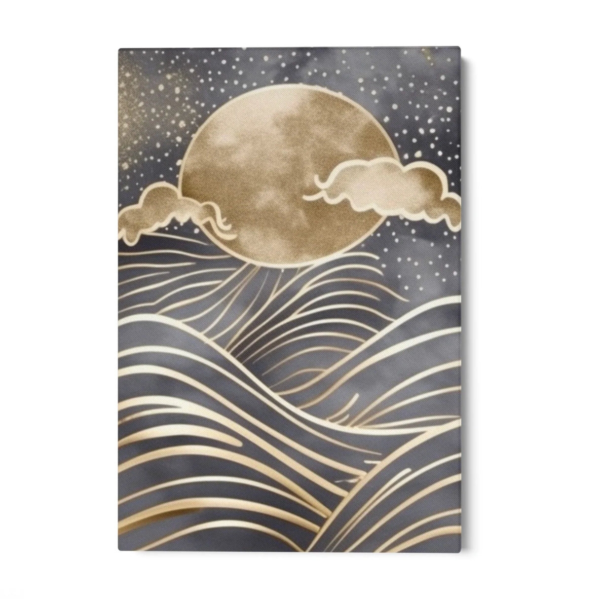Quadro Stampa su Tela Luna sul mare - CupidoDesign