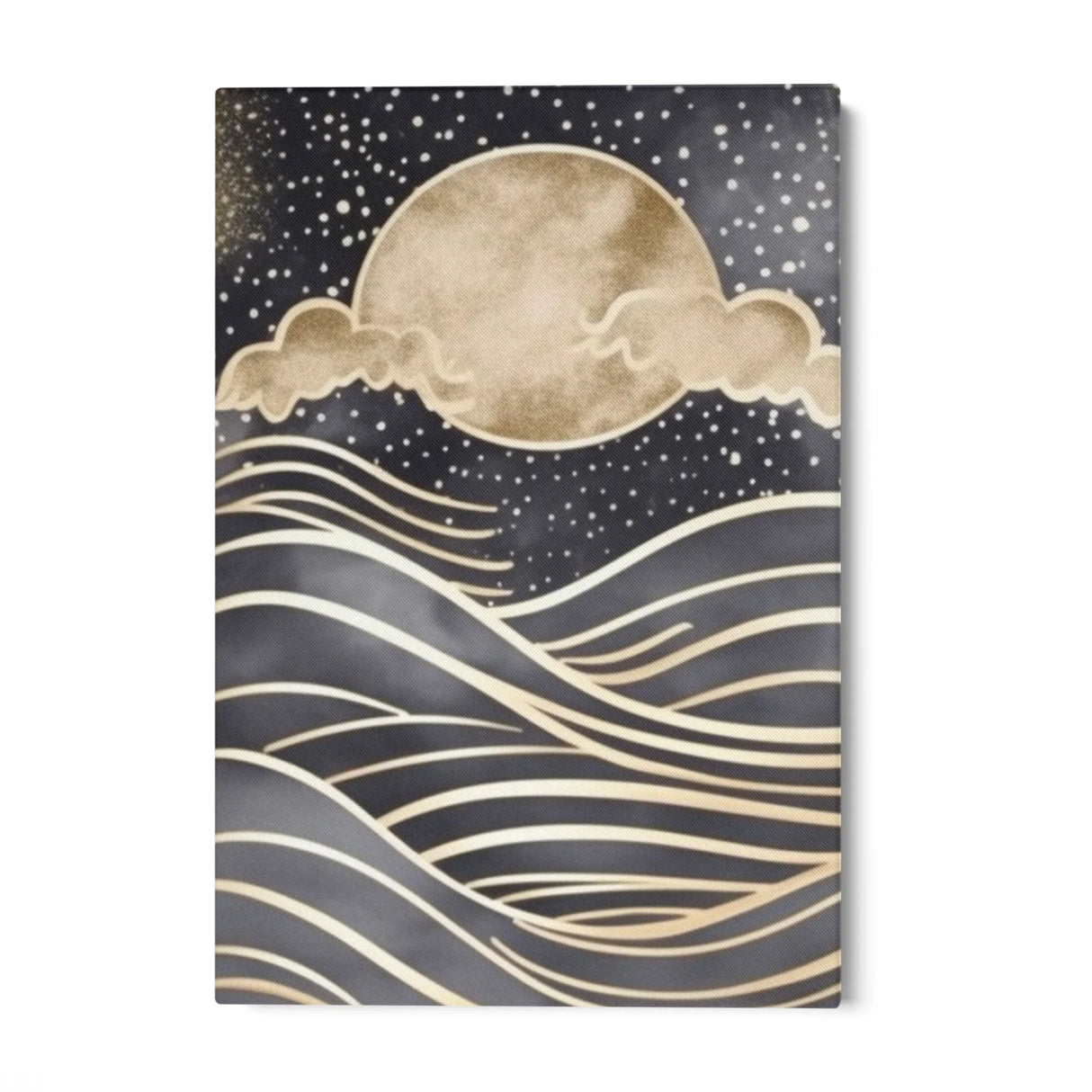 Quadro Stampa su Tela Luna sul mare - CupidoDesign