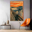 Quadro Stampa su Tela L'urlo - Edvard munch - CupidoDesign