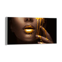 Quadro Stampa su Tela Lussuoso Golden - CupidoDesign