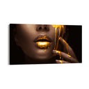 Quadro Stampa su Tela Lussuoso Golden - CupidoDesign