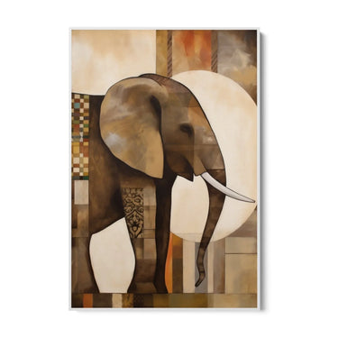 Quadro Stampa su Tela Maestà dell'Elefante - CupidoDesign