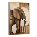 Quadro Stampa su Tela Maestà dell'Elefante - CupidoDesign