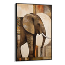 Quadro Stampa su Tela Maestà dell'Elefante - CupidoDesign