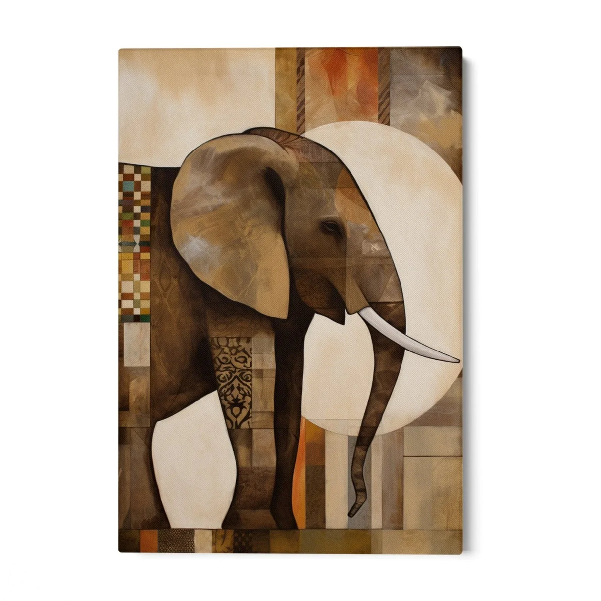 Quadro Stampa su Tela Maestà dell'Elefante - CupidoDesign