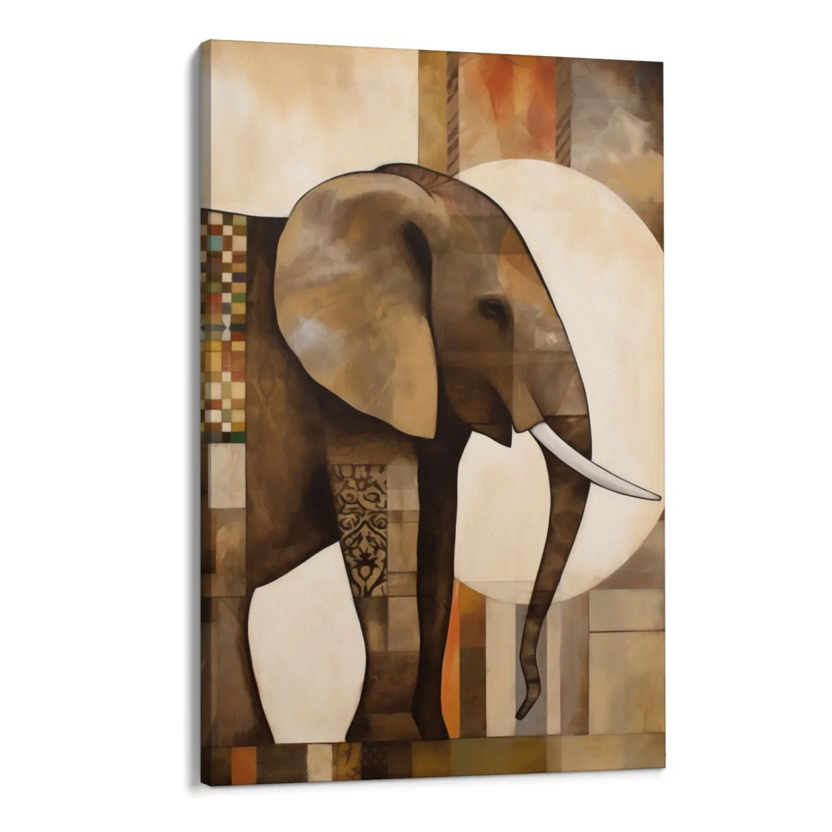 Quadro Stampa su Tela Maestà dell'Elefante - CupidoDesign