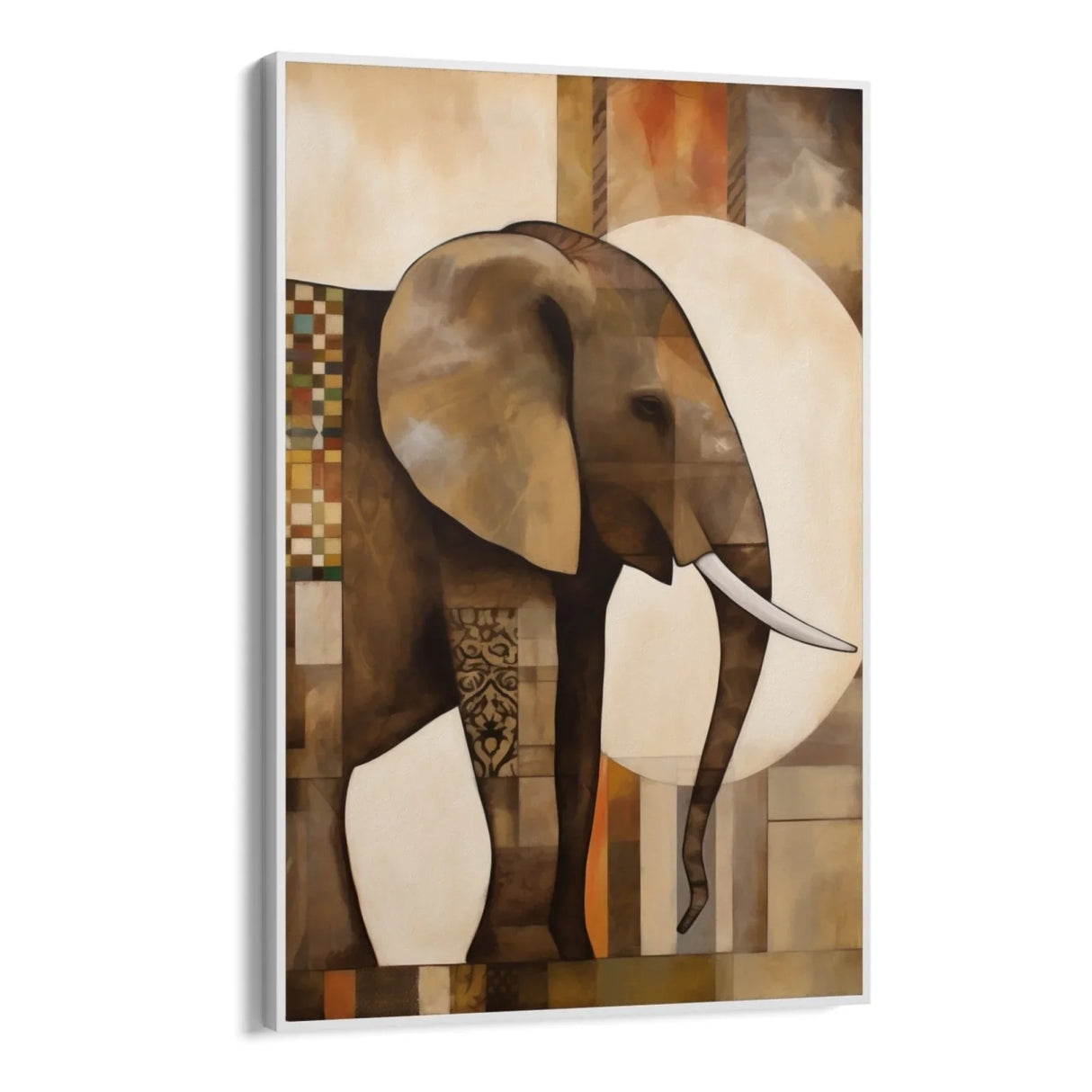 Quadro Stampa su Tela Maestà dell'Elefante - CupidoDesign