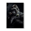 Quadro Stampa su Tela Maestoso Gorilla - CupidoDesign