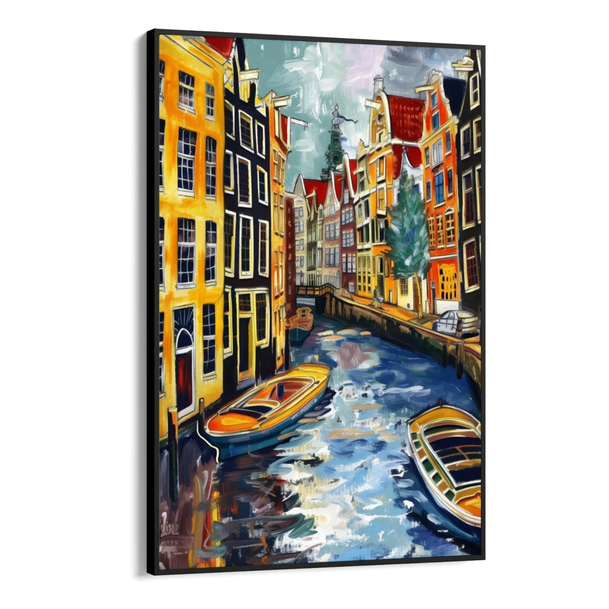 Quadro Stampa su Tela Magica Amsterdam, Paesi Bassi - CupidoDesign