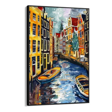 Quadro Stampa su Tela Magica Amsterdam, Paesi Bassi - CupidoDesign