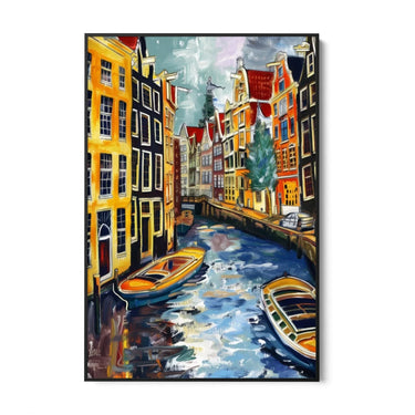 Quadro Stampa su Tela Magica Amsterdam, Paesi Bassi - CupidoDesign
