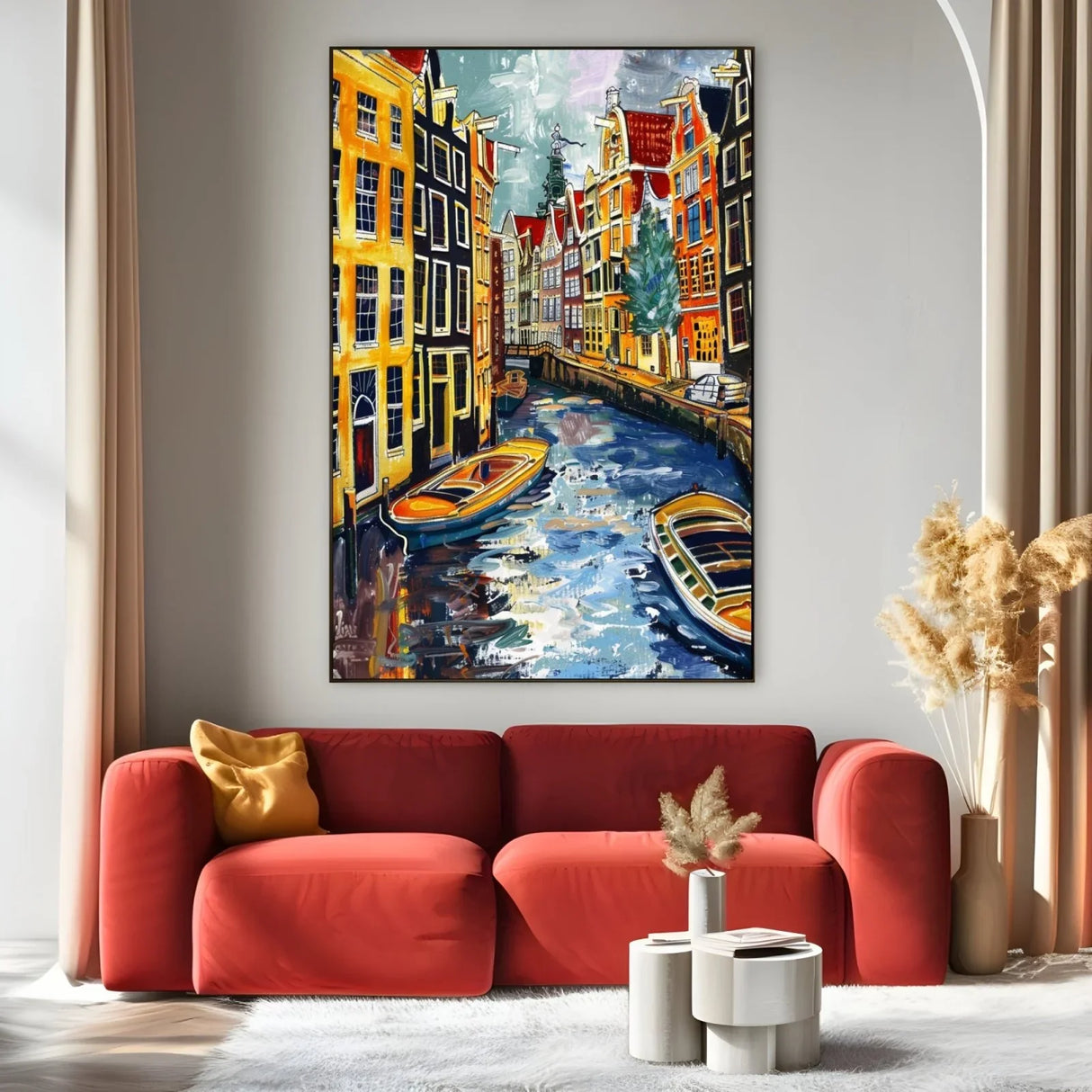 Quadro Stampa su Tela Magica Amsterdam, Paesi Bassi - CupidoDesign