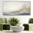 Quadro Stampa su Tela Magnifico Grigio 100x200cm - CupidoDesign