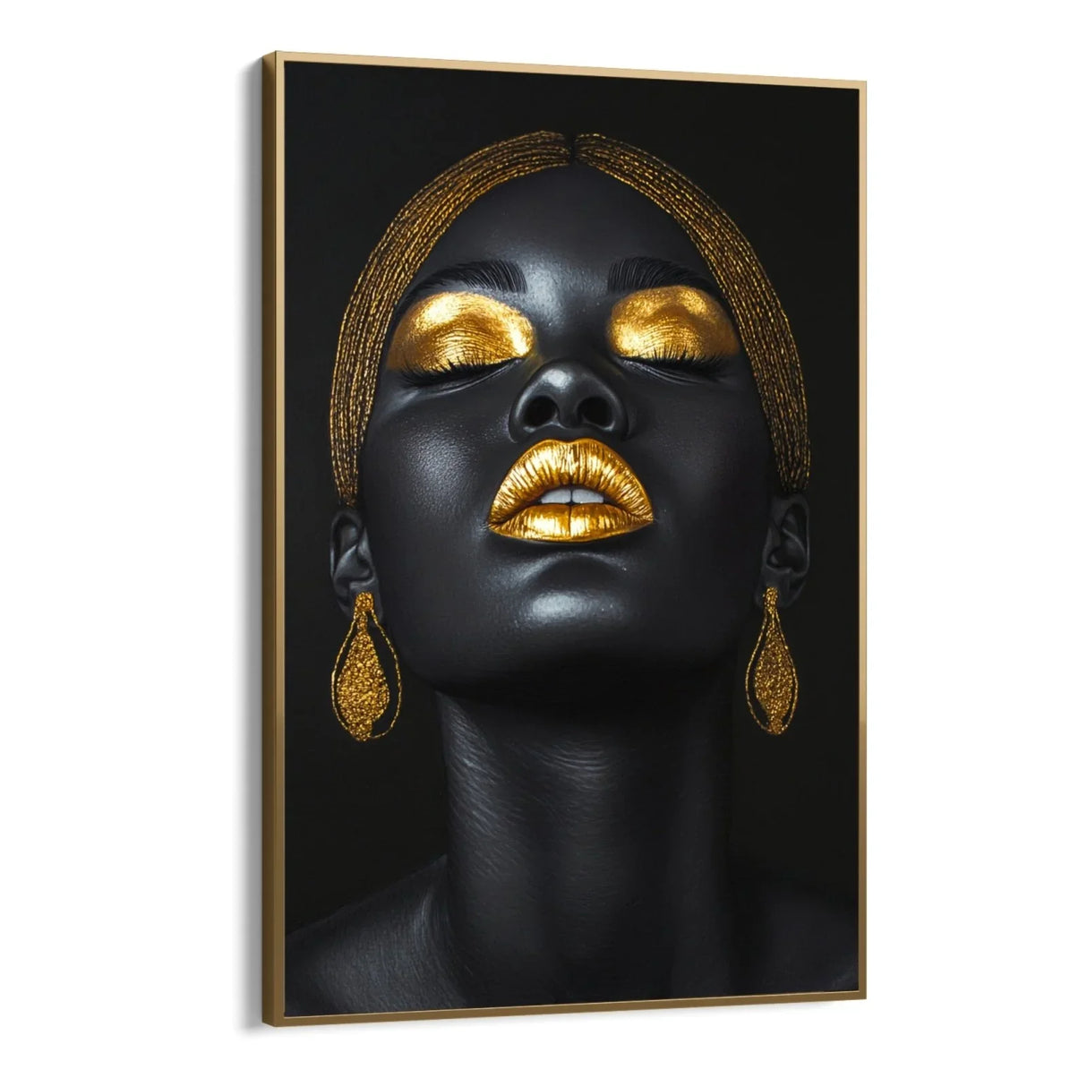 Quadro Stampa su Tela Majestic Gold - CupidoDesign