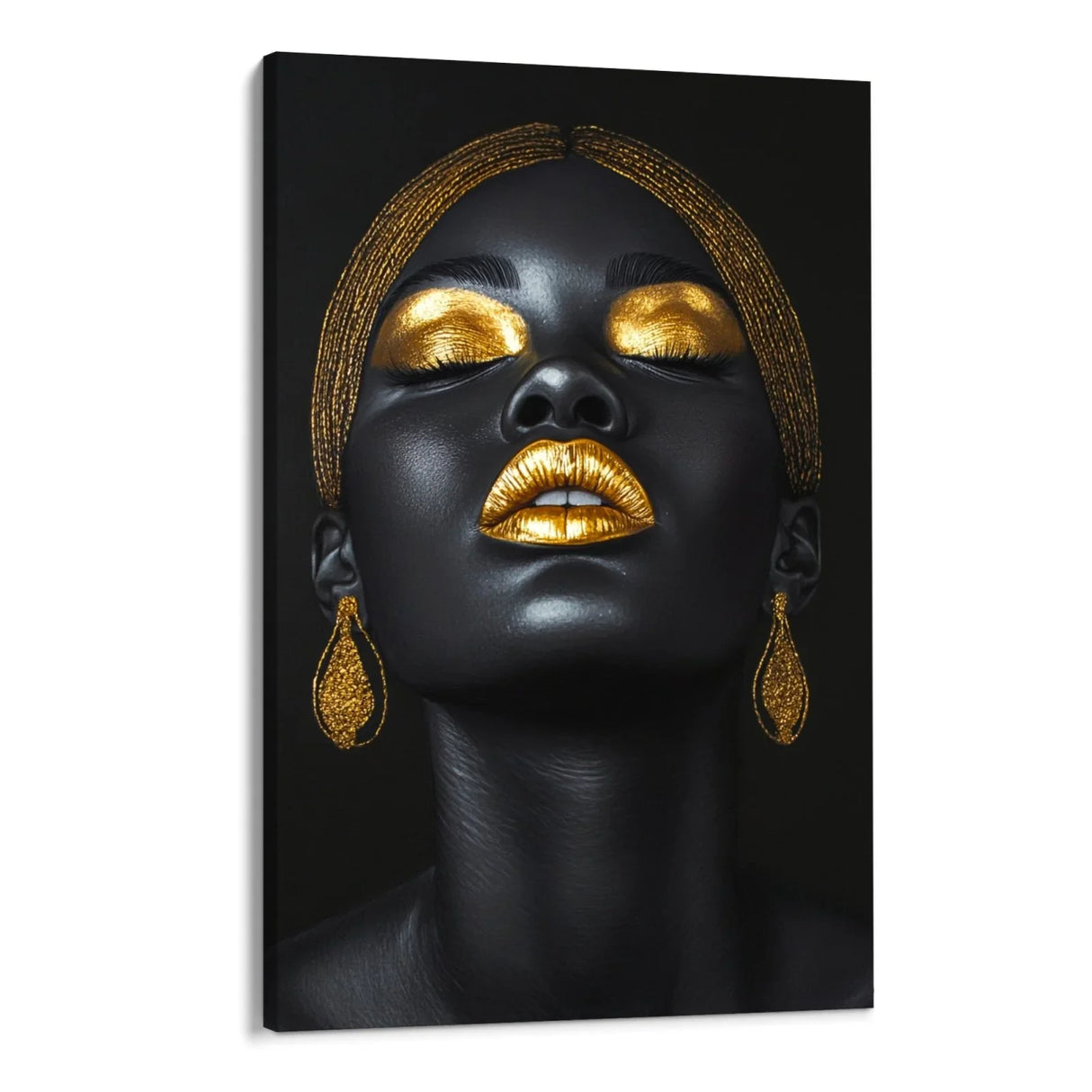 Quadro Stampa su Tela Majestic Gold - CupidoDesign