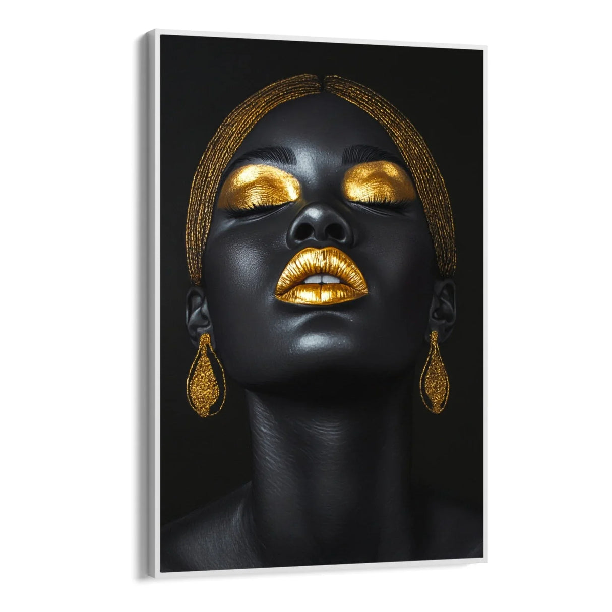 Quadro Stampa su Tela Majestic Gold - CupidoDesign
