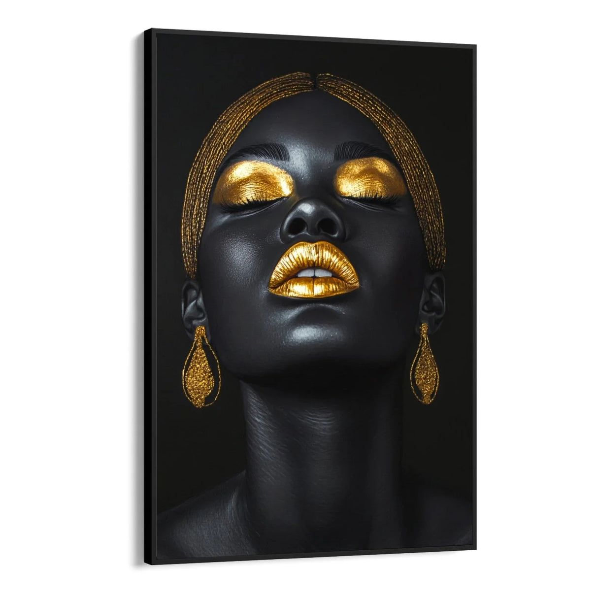 Quadro Stampa su Tela Majestic Gold - CupidoDesign