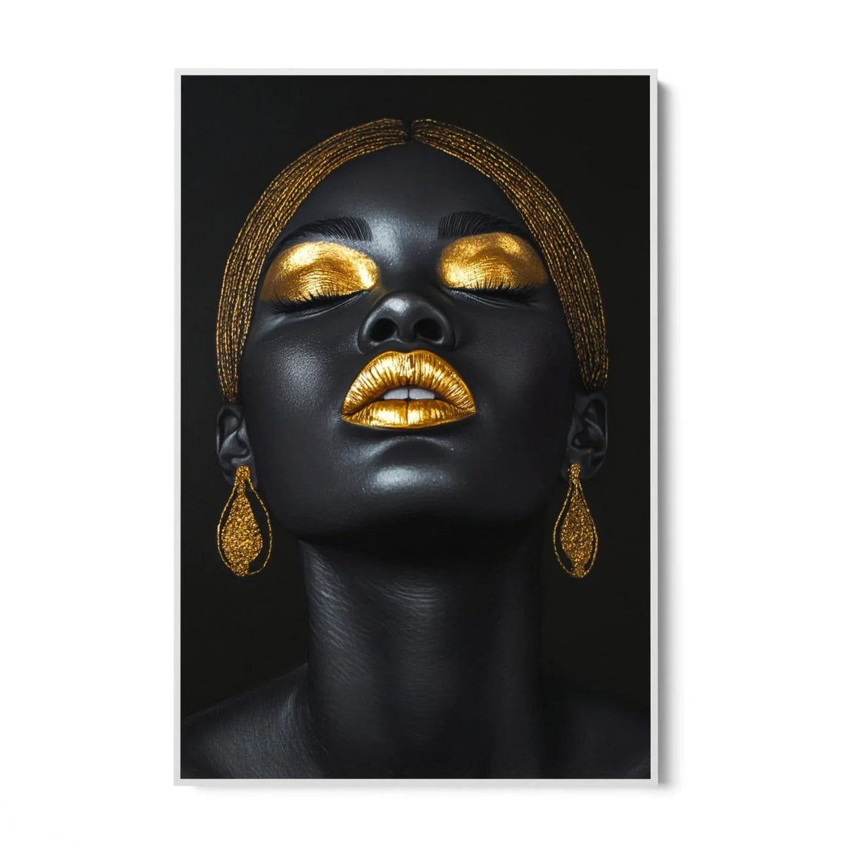 Quadro Stampa su Tela Majestic Gold - CupidoDesign