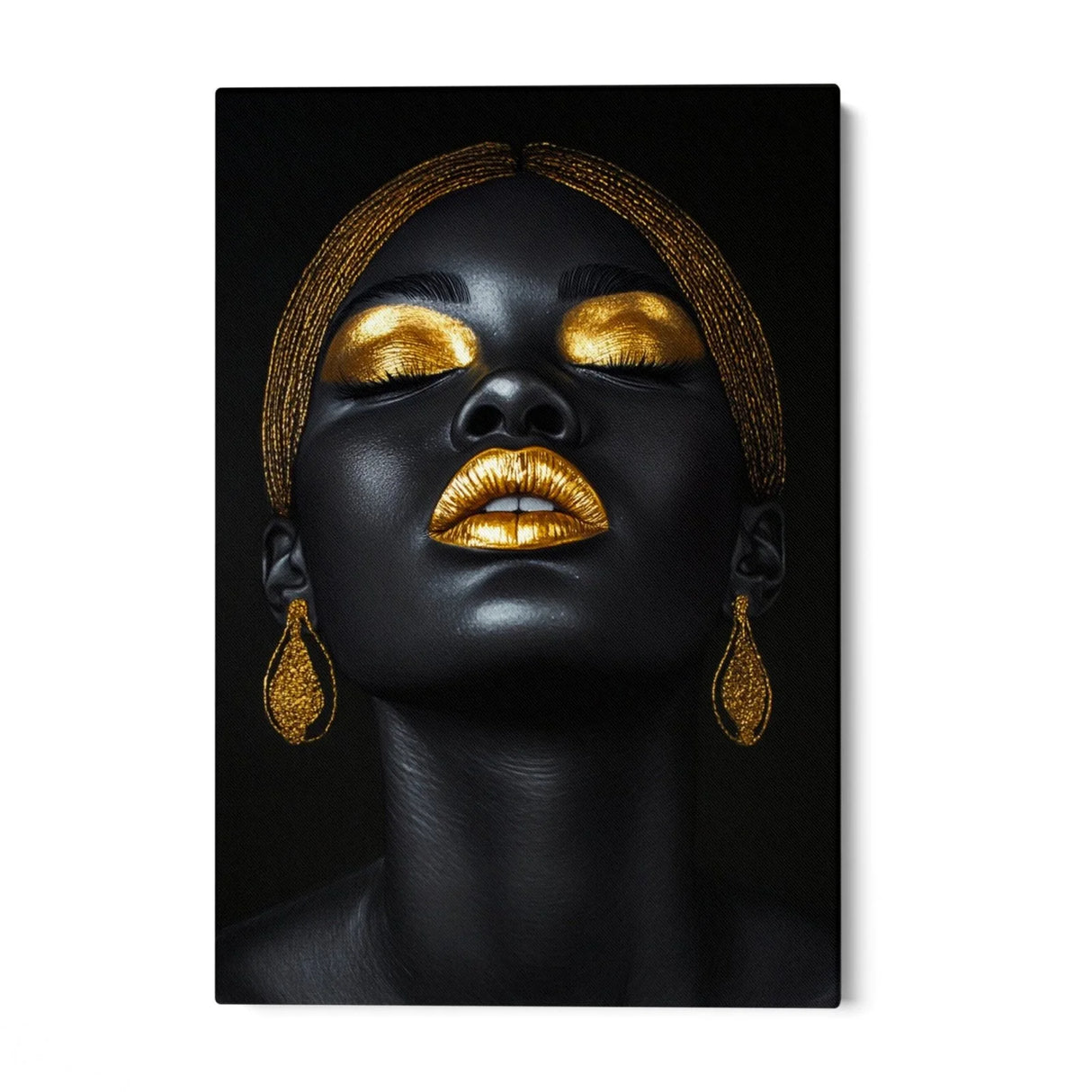 Quadro Stampa su Tela Majestic Gold - CupidoDesign