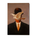 Quadro Stampa su Tela Man in A Bowler, Rene Magritte - CupidoDesign