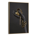 Quadro Stampa su Tela Mani Dorate - CupidoDesign