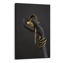 Quadro Stampa su Tela Mani Dorate - CupidoDesign