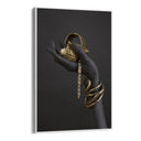 Quadro Stampa su Tela Mani Dorate - CupidoDesign
