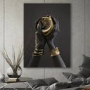 Quadro Stampa su Tela Mani Gold - CupidoDesign