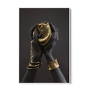 Quadro Stampa su Tela Mani Gold - CupidoDesign