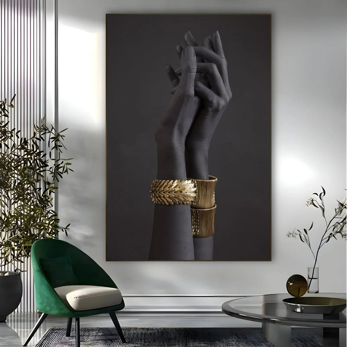 Quadro Stampa su Tela Mani unite - CupidoDesign