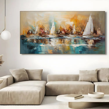 Quadro Stampa su Tela Mare Colorato - CupidoDesign