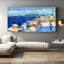 Quadro Stampa su Tela Mare di Santorini, Grecia - CupidoDesign