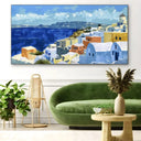 Quadro Stampa su Tela Mare di Santorini, Grecia - CupidoDesign
