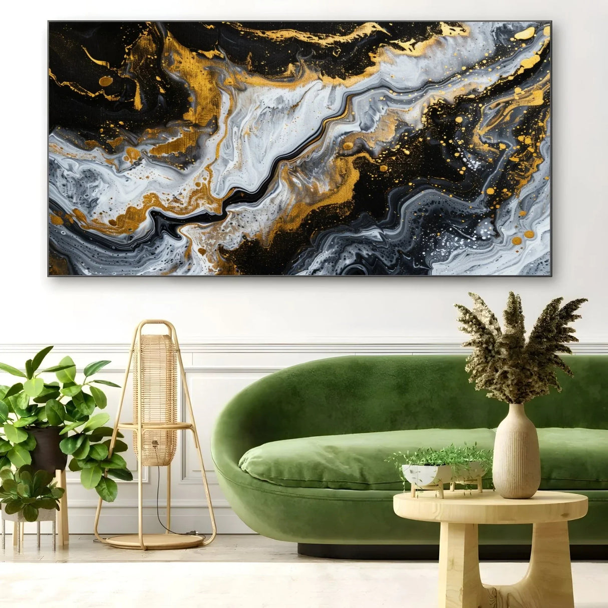 Quadro Stampa su Tela Mare marmoreo - CupidoDesign