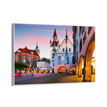 Quadro Stampa su Tela Marienplatz, Monaco - CupidoDesign