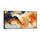 Quadro Stampa su Tela Marmo Arancione - CupidoDesign