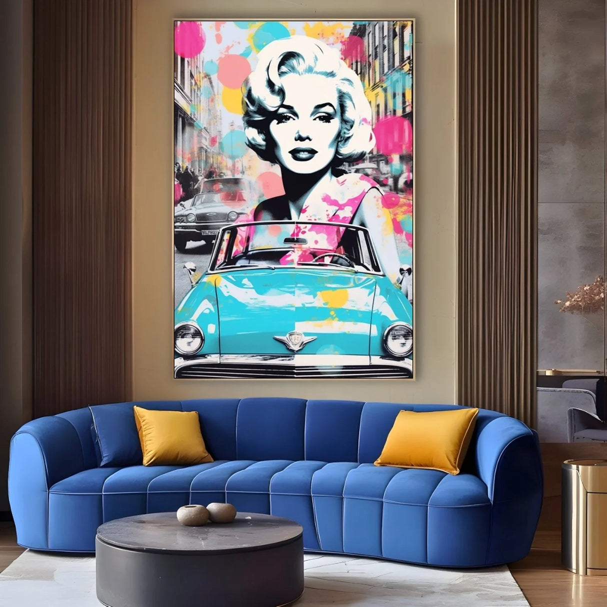 Quadro Stampa su Tela Marylin Graffiti - CupidoDesign
