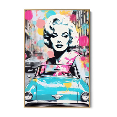 Quadro Stampa su Tela Marylin Graffiti - CupidoDesign