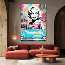 Quadro Stampa su Tela Marylin Graffiti - CupidoDesign